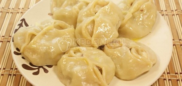 Манты с тыквой