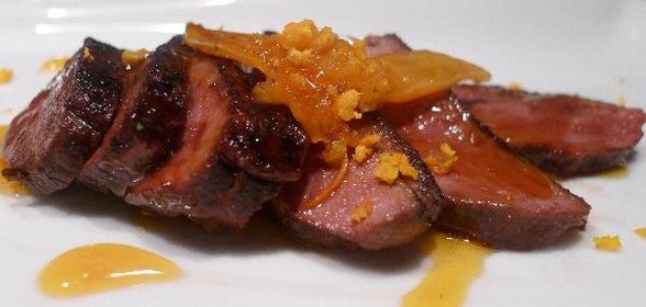 Утиная грудка в апельсиновом соусе