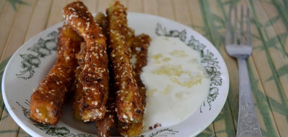 Хрустящие палочки из цуккини