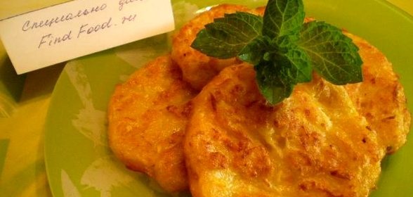 Кабачковые оладьи с чесноком