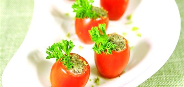 Фаршированные помидоры черри