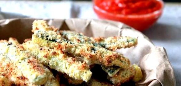 Кабачки в панировке