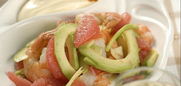 Калифорнийский салат с грейпфрутами