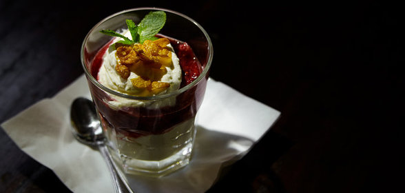 Творожный крем с земляникой