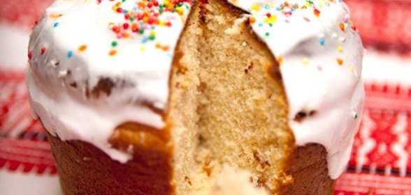 Пасхальный кулич на сметане