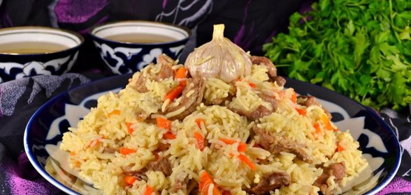 Мясной плов в мультиварке