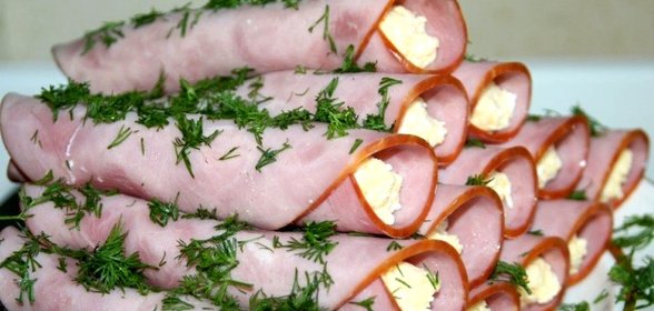 Рулетики с чесноком