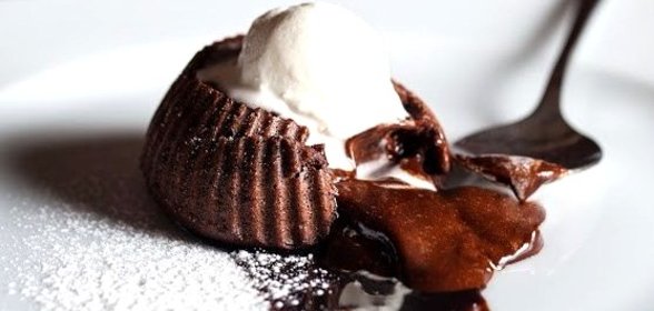 Шоколадный фондан с крахмалом