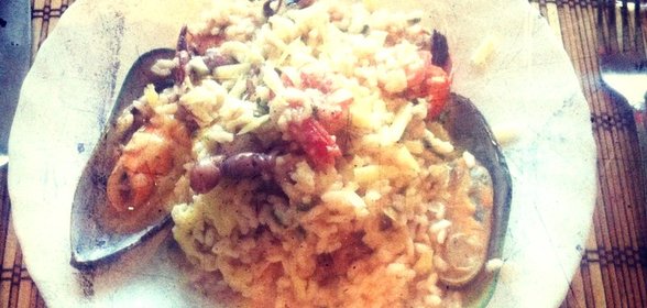 Ризотто с морепродуктами (Risotto frutti di mare)