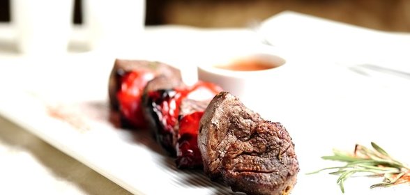 Шашлык с болгарским перцем