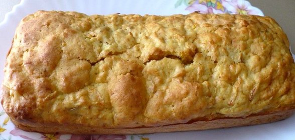 Яблочный кекс на кефире