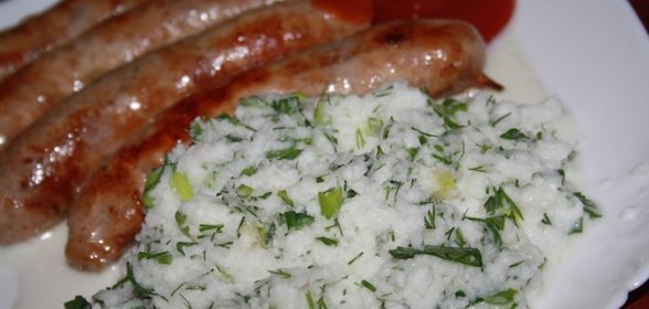 Сезонный салатик из белой редьки