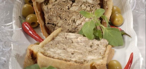 Мясной паштет с грибами