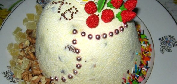 Пасха из жирного творога