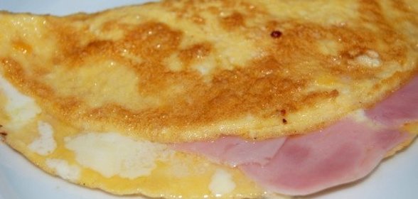 Омлет с ветчиной и сыром