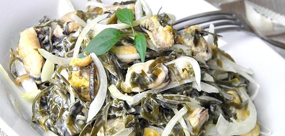 Салат из мяса мидий