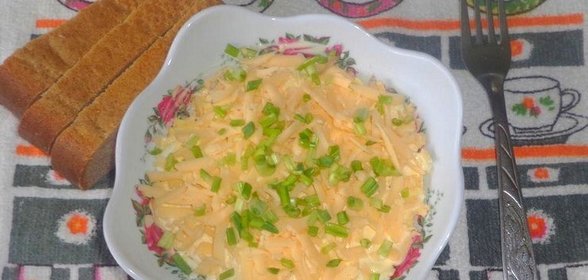 Салат с курицей и морковью