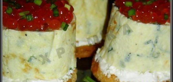 Канапе с икрой