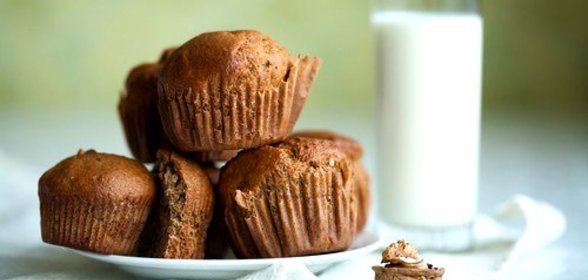 Тыквенные маффины с грецкими орехами