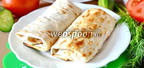 Шаурма с колбасой