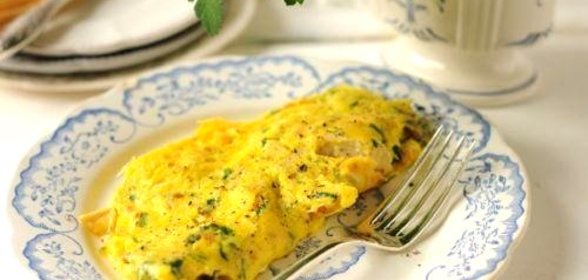 Омлет с курицей