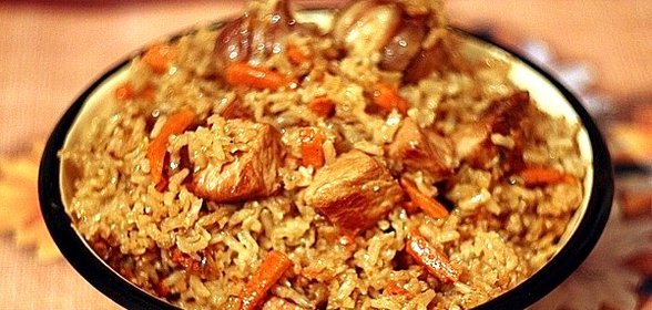 Узбекский плов из свинины