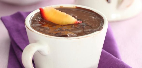 Сливово-шоколадный мусс