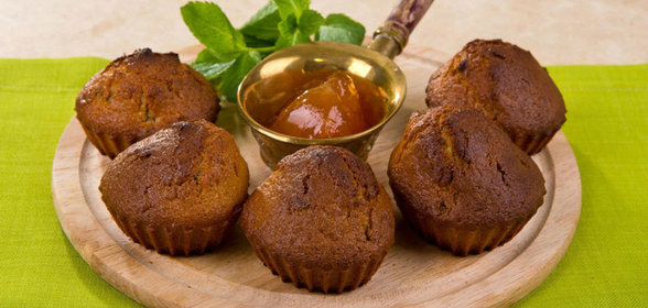 Маффины с курагой и орехами