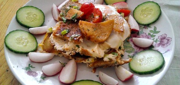 Яичница королевская