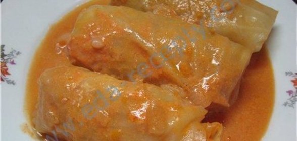 Вегетарианские голубцы с фасолью