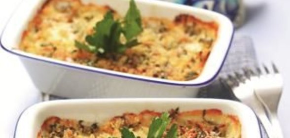 Куриная запеканка с брокколи