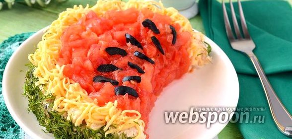 Салат «Арбуз»