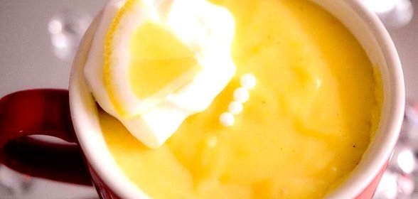 Лимонный заварной крем