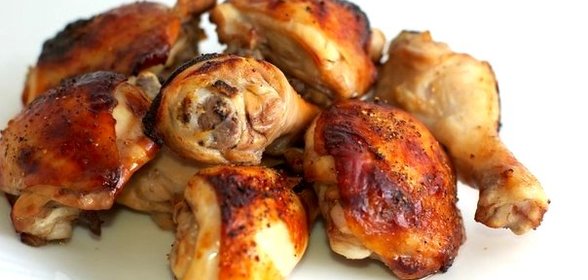 Шашлык из голени курицы