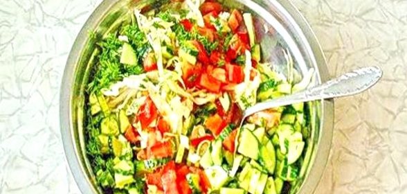 Летний салат по-молдавски