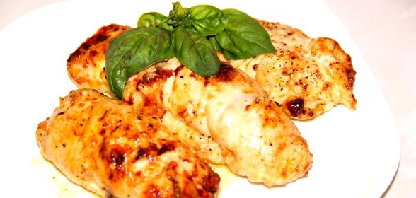 Куриные рулетики с грибами