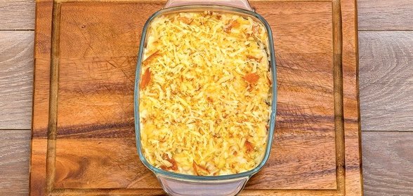 Мусака с говядиной и сулугуни
