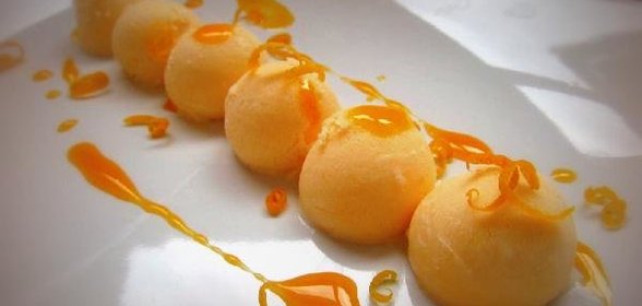 Мандариновое мороженое