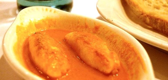 Кнели из щуки с белым соусом