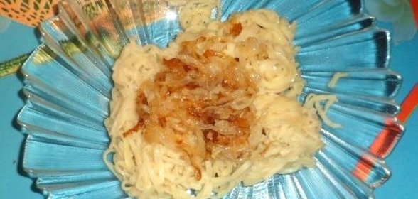 Лапша с подливой