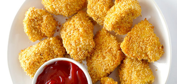 Куриные наггетсы с сырной корочкой