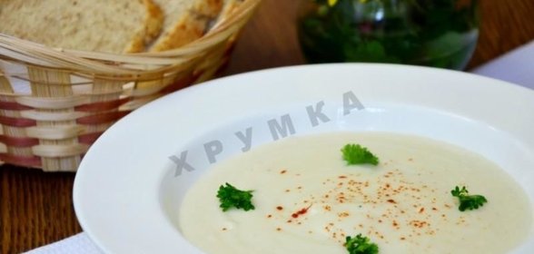 Белый крем-суп из топинамбура