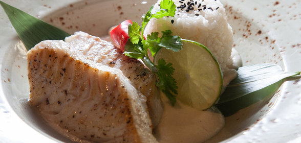 Треска в кокосовом соусе