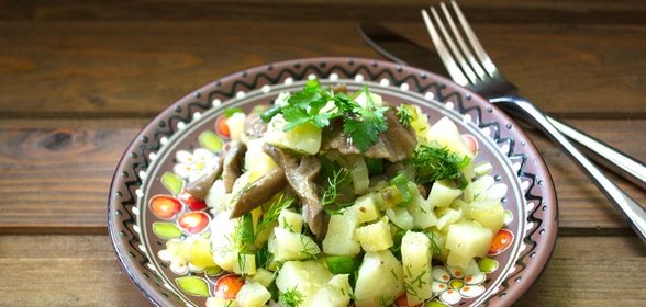 Салат Опята