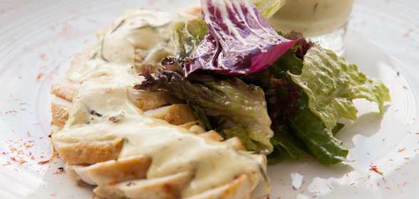 Куриное филе в сливочном соусе