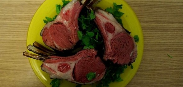 Корейка ягненка sous-vide