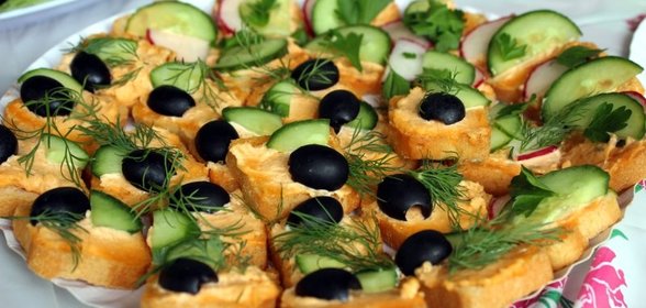 Канапе Морская фантазия