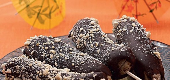 Бананово-шоколадное «мороженое»