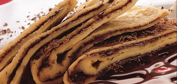 Блинчики с шоколадом