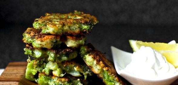 Оладьи из брокколи
